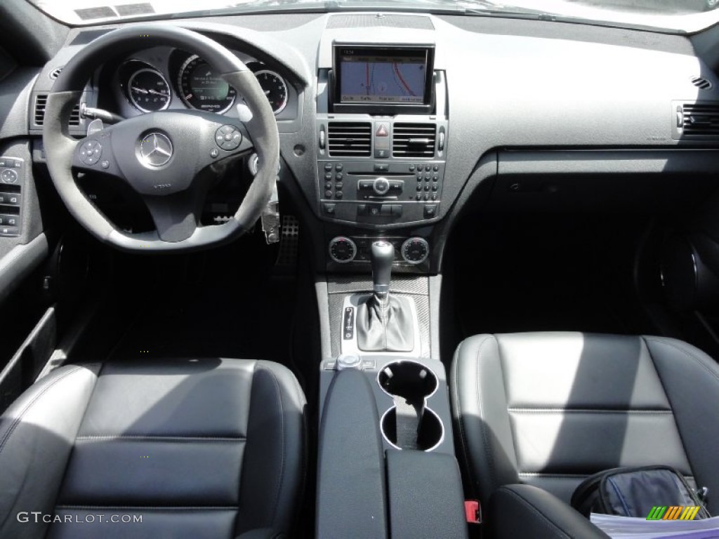 2011 Mercedes-Benz C 63 AMG Black Dashboard Photo #66597220