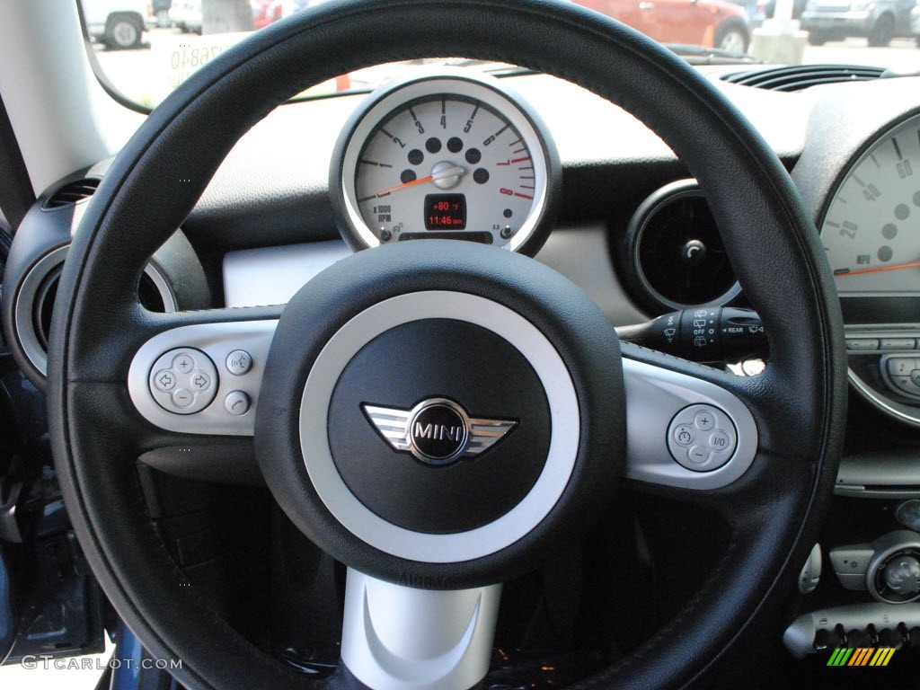 2009 Cooper Hardtop - Horizon Blue / Black/Grey photo #17