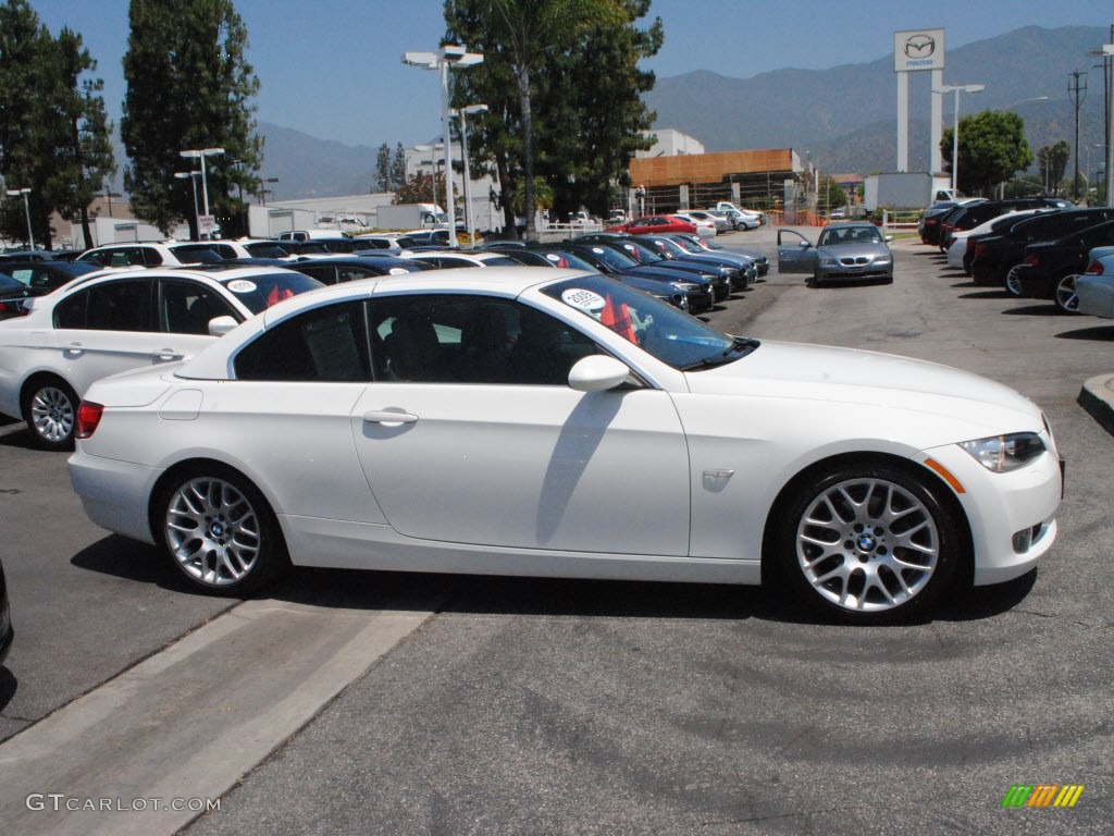2009 3 Series 328i Convertible - Alpine White / Chestnut Brown Dakota Leather photo #2