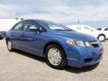 Atomic Blue Metallic - Civic Hybrid Sedan Photo No. 6