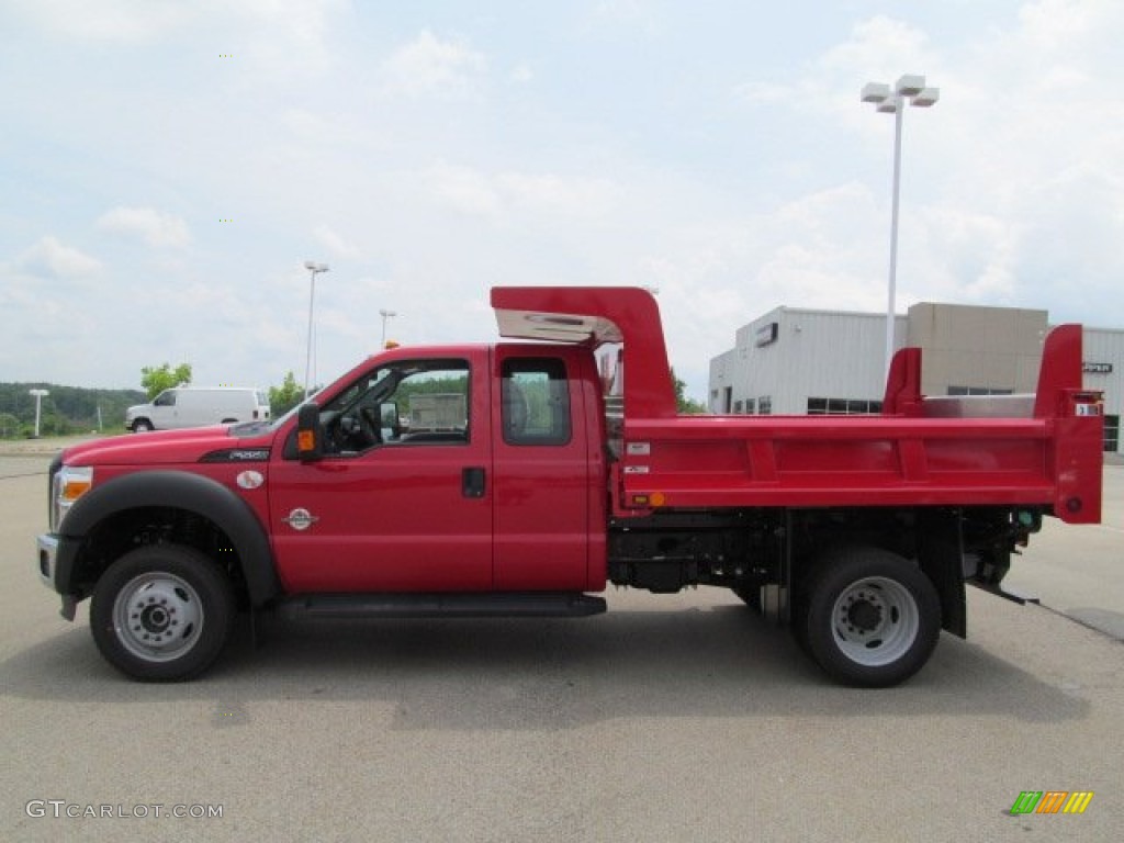 2012 Ford F550 Super Duty XL Supercab 4x4 Dump Truck Exterior Photos