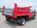 Vermillion Red - F550 Super Duty XL Supercab 4x4 Dump Truck Photo No. 14
