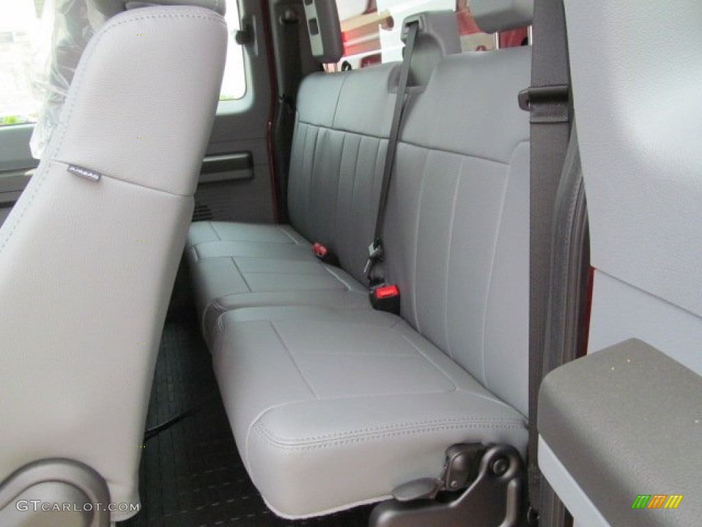 2012 Ford F550 Super Duty XL Supercab 4x4 Dump Truck Rear Seat Photo #66601568
