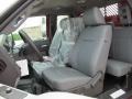 Steel 2012 Ford F550 Super Duty XL Supercab 4x4 Dump Truck Interior Color
