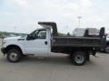 2012 Oxford White Ford F350 Super Duty XL Regular Cab 4x4 Dump Truck  photo #7