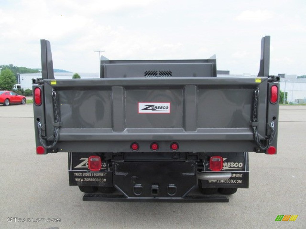 2012 F350 Super Duty XL Regular Cab 4x4 Dump Truck - Oxford White / Steel photo #10