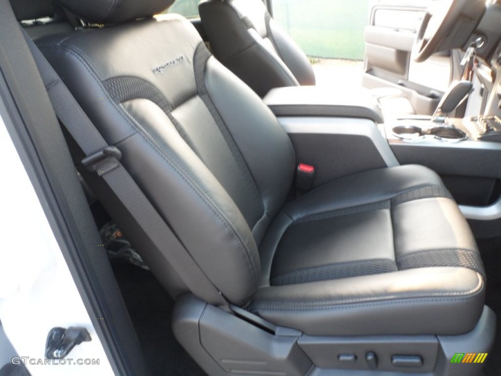 2012 Ford F150 SVT Raptor SuperCrew 4x4 Front Seat Photo #66601898