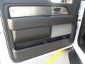 Raptor Black Leather/Cloth Door Panel Photo for 2012 Ford F150 #66601954