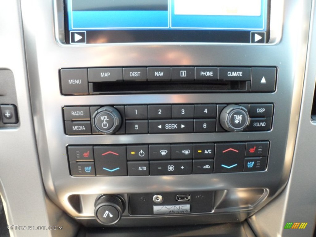 2012 Ford F150 SVT Raptor SuperCrew 4x4 Controls Photo #66602016