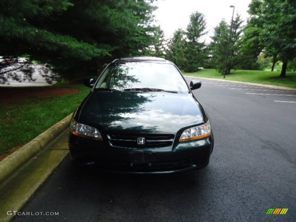 1999 Accord EX Sedan - Dark Emerald Pearl / Ivory photo #2