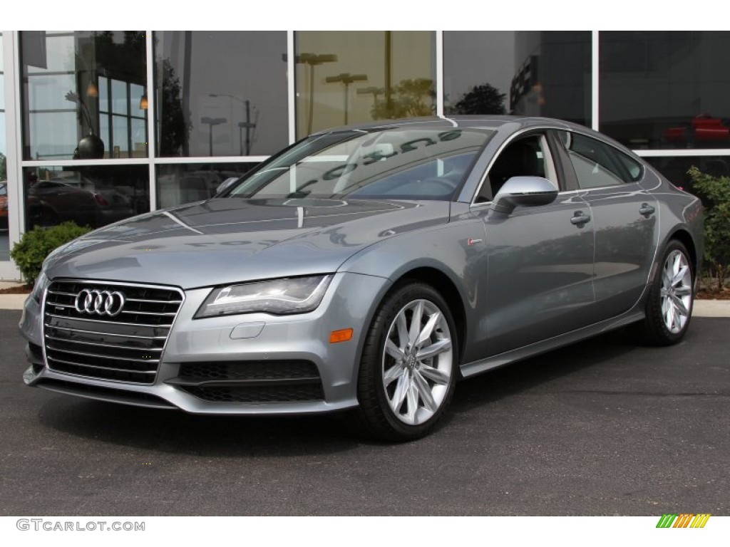 Quartz Grey Metallic 2012 Audi A7 3.0T quattro Premium Exterior Photo #66603030