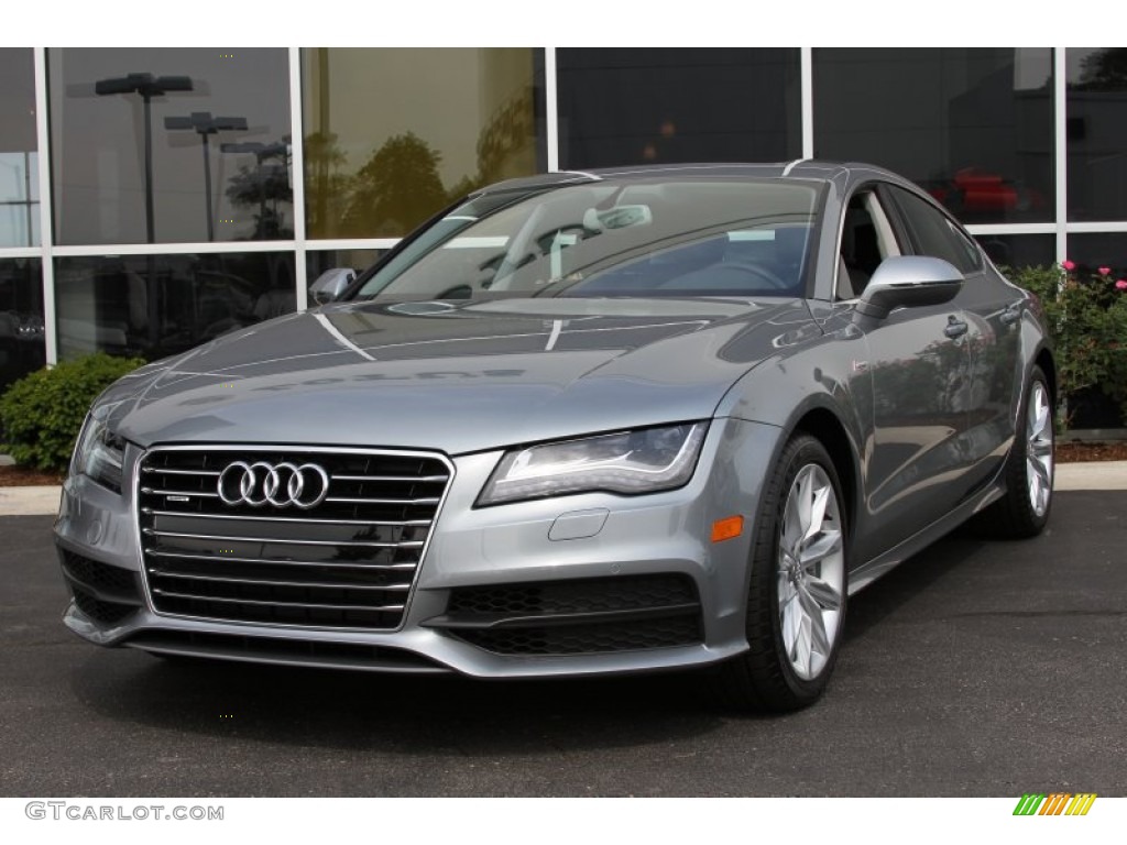 Quartz Grey Metallic 2012 Audi A7 3.0T quattro Premium Exterior Photo #66603102