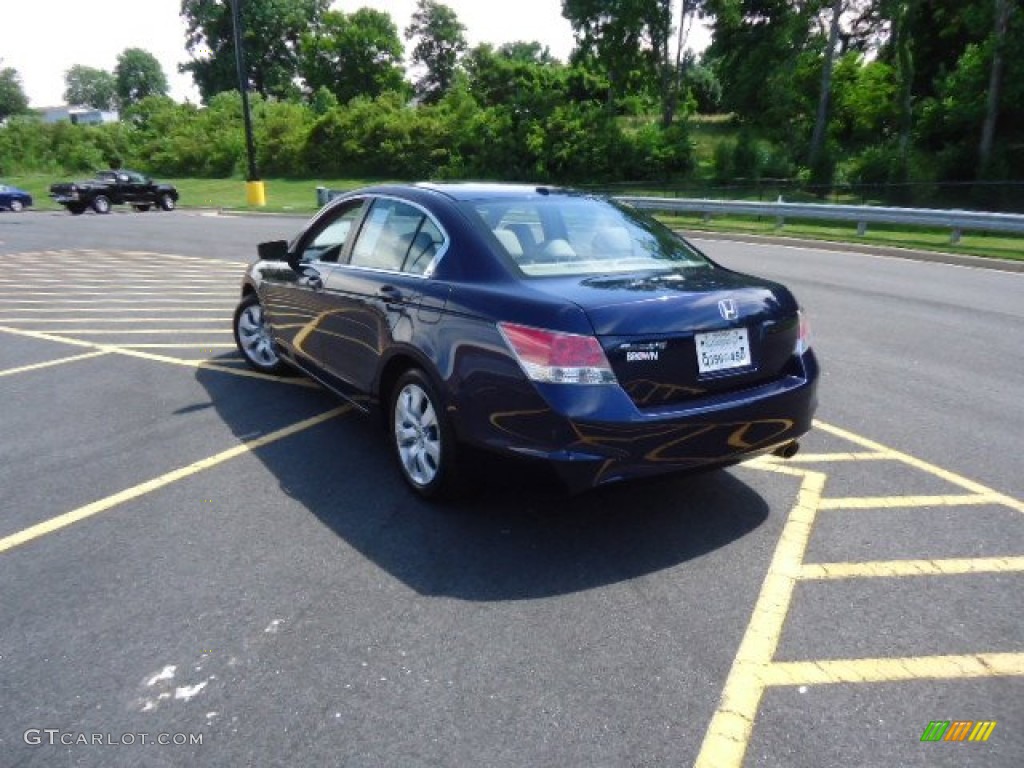 2009 Accord EX-L Sedan - Royal Blue Pearl / Black photo #5