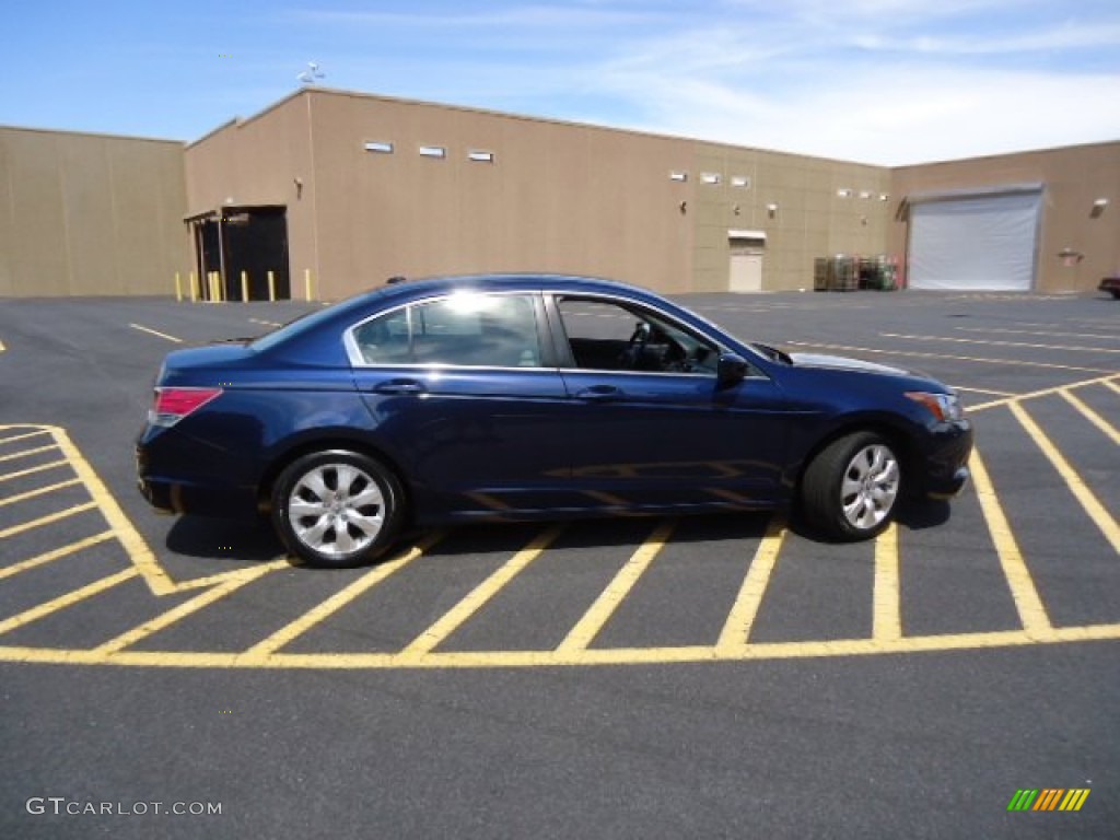 2009 Accord EX-L Sedan - Royal Blue Pearl / Black photo #8
