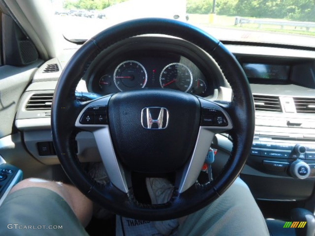 2009 Accord EX-L Sedan - Royal Blue Pearl / Black photo #15