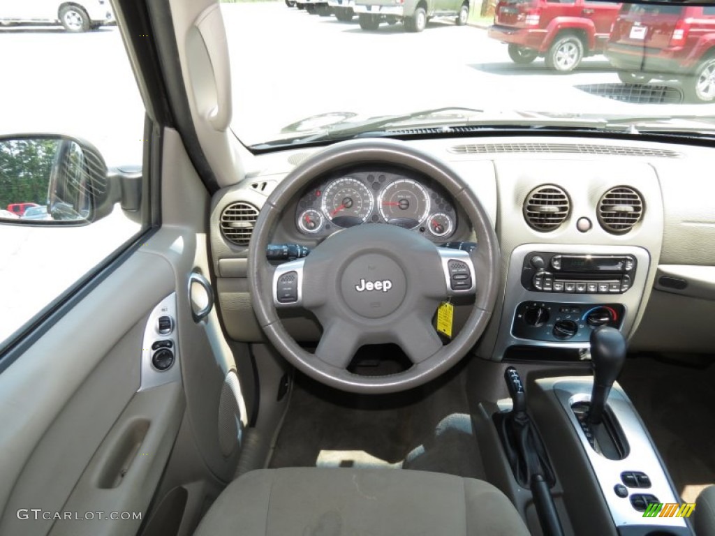 2006 Jeep Liberty Limited 4x4 Khaki Dashboard Photo #66607600
