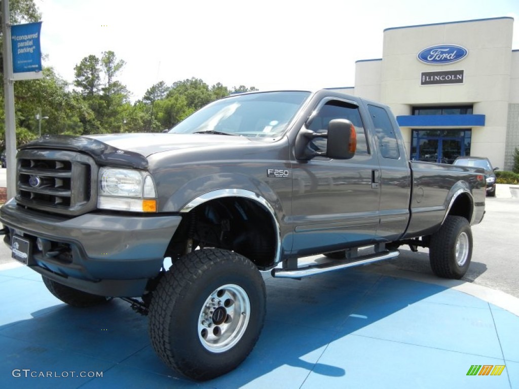 2003 F250 Super Duty FX4 SuperCab 4x4 - Dark Shadow Grey Metallic / Dark Flint Grey photo #1