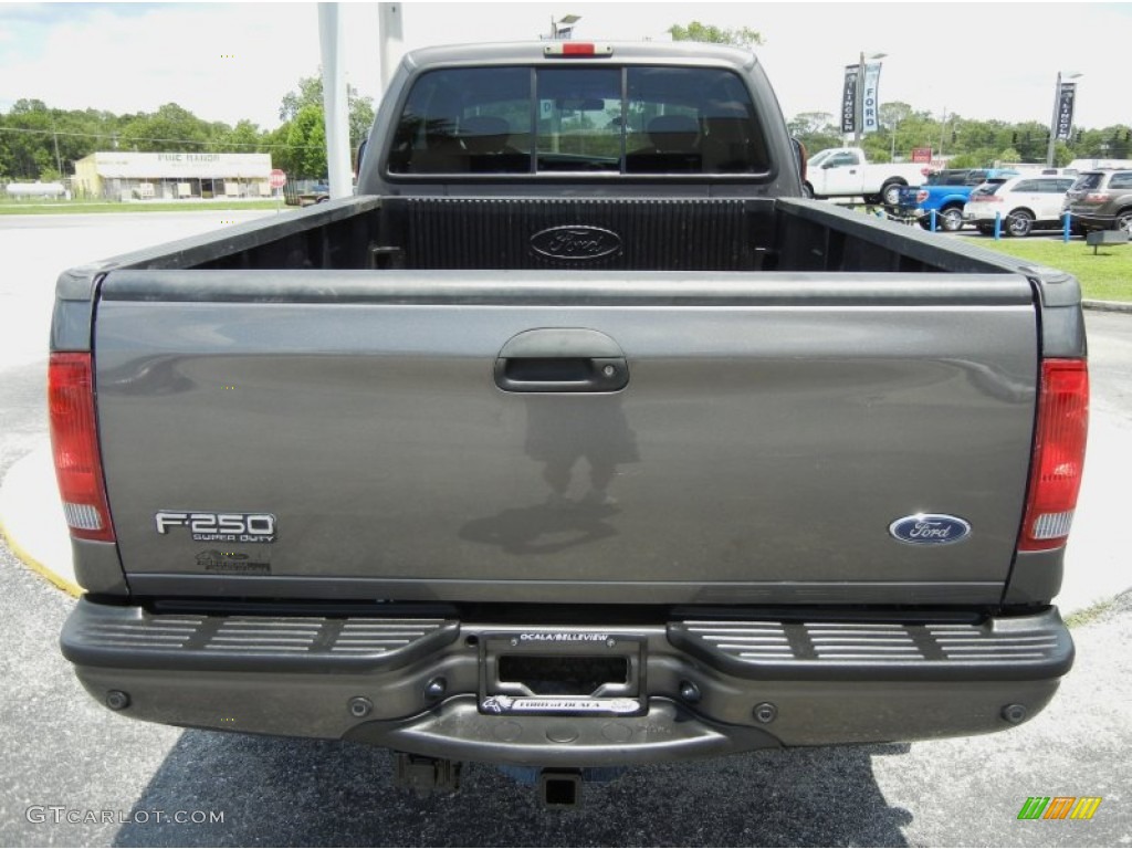 2003 F250 Super Duty FX4 SuperCab 4x4 - Dark Shadow Grey Metallic / Dark Flint Grey photo #4