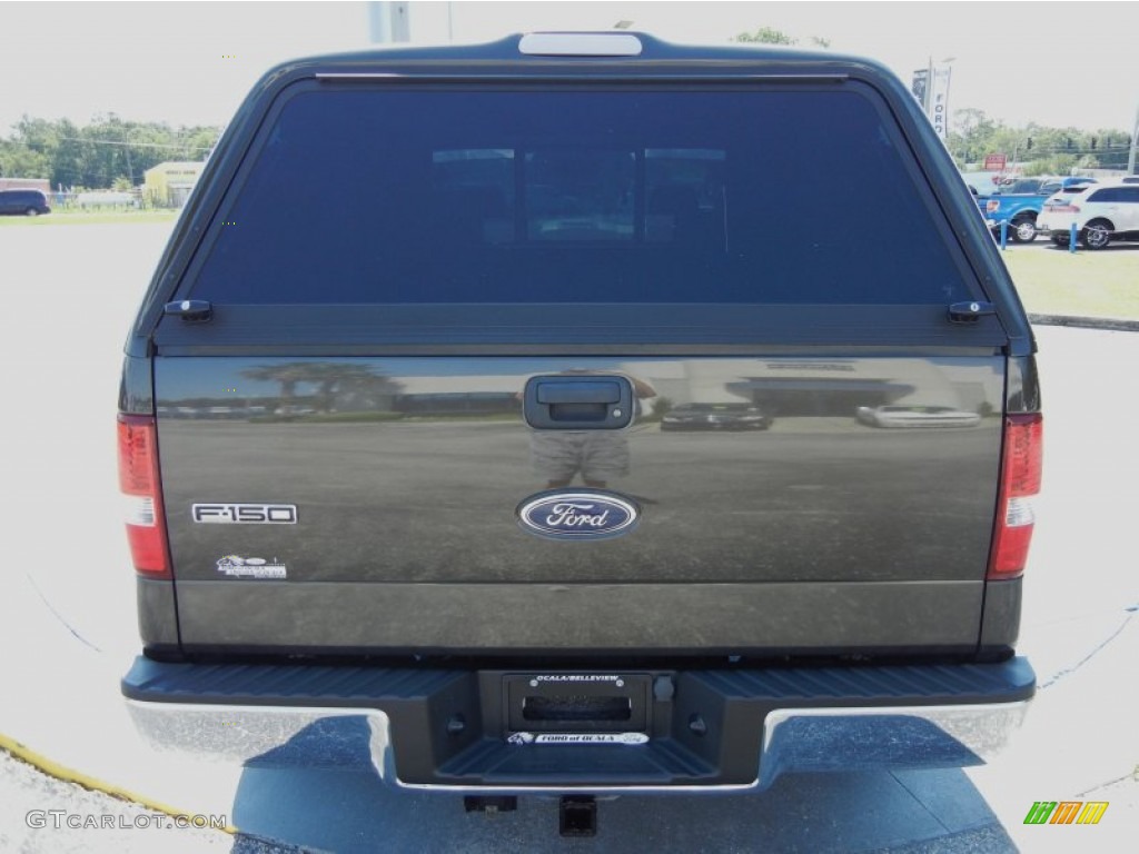 2005 F150 Lariat SuperCrew - Dark Stone Metallic / Tan photo #4