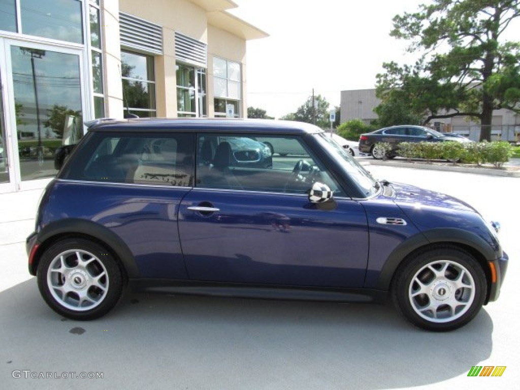 2006 Cooper S Hardtop - Space Blue Metallic / Panther Black photo #6