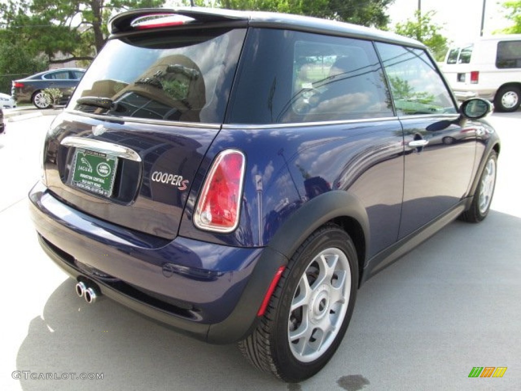 2006 Cooper S Hardtop - Space Blue Metallic / Panther Black photo #7