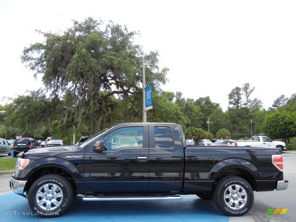 Tuxedo Black Metallic 2012 Ford F150 XLT SuperCab Exterior Photo #66609867