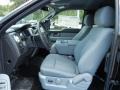Steel Gray 2012 Ford F150 XLT SuperCab Interior Color