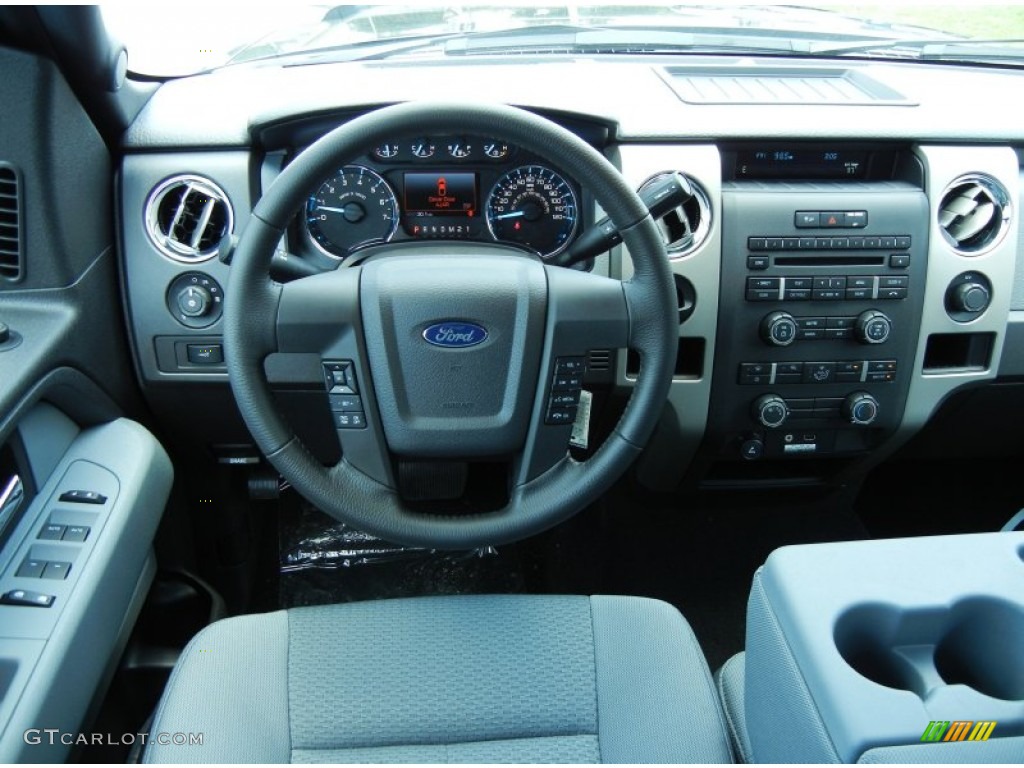 2012 Ford F150 XLT SuperCab Steel Gray Dashboard Photo #66609897