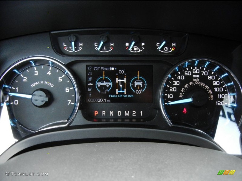 2012 Ford F150 XLT SuperCab Gauges Photo #66609903