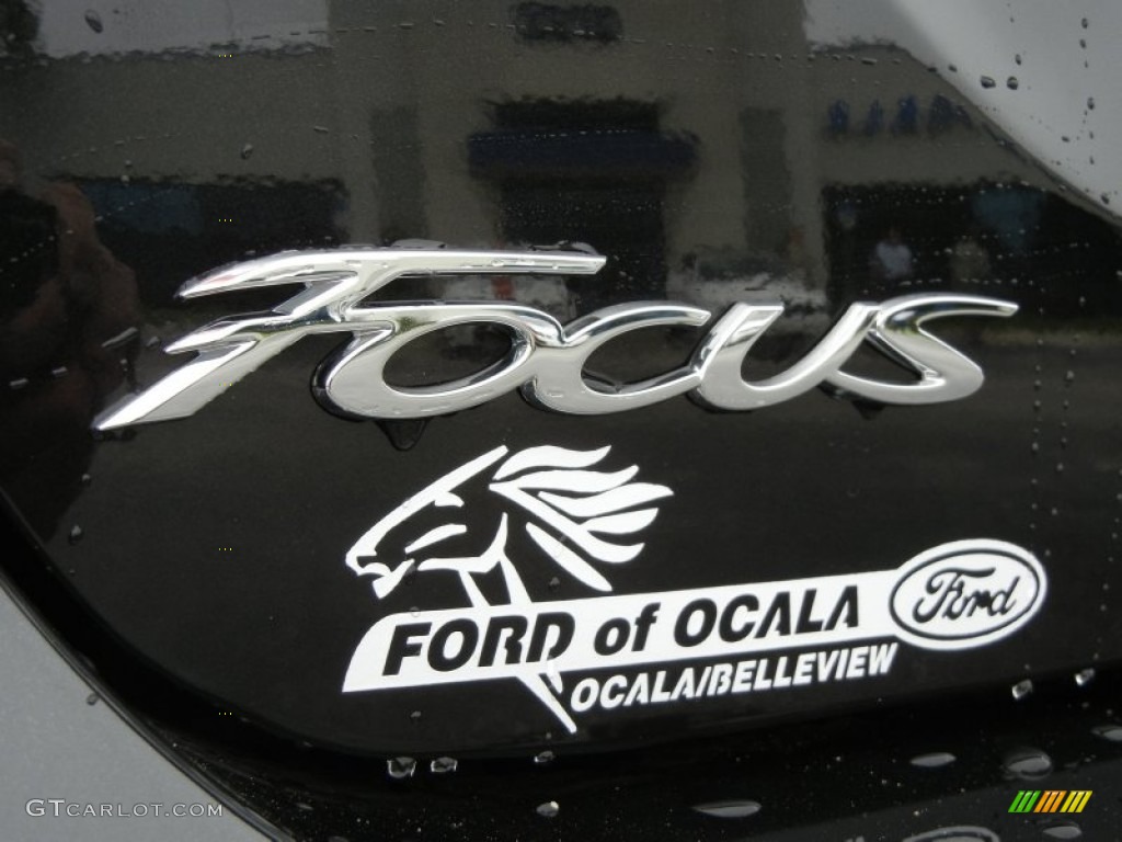 2012 Focus S Sedan - Tuxedo Black Metallic / Charcoal Black photo #4