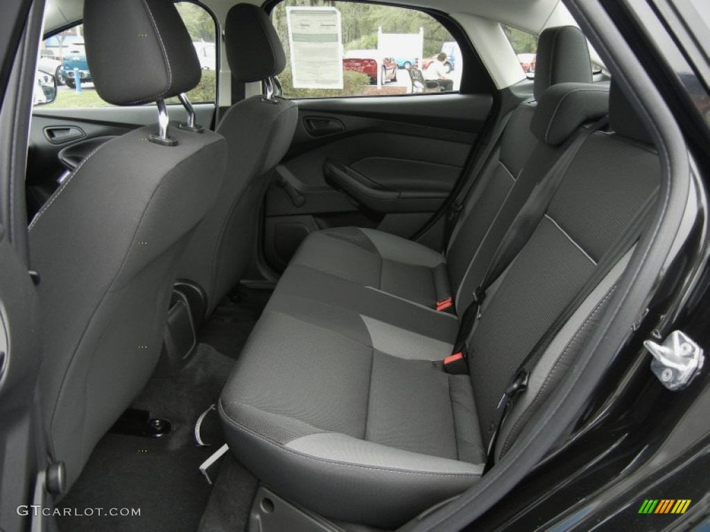 Charcoal Black Interior 2012 Ford Focus S Sedan Photo #66610044