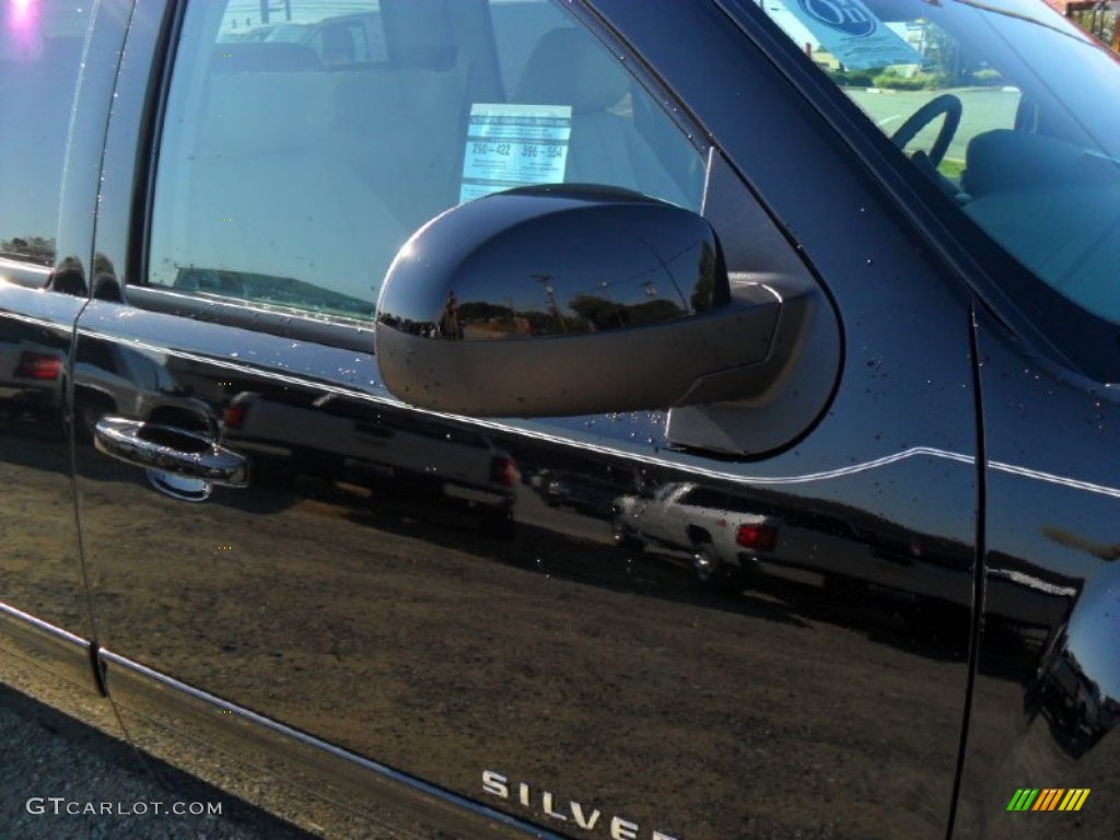 2010 Silverado 1500 LTZ Extended Cab 4x4 - Black / Light Titanium/Dark Titanium photo #23