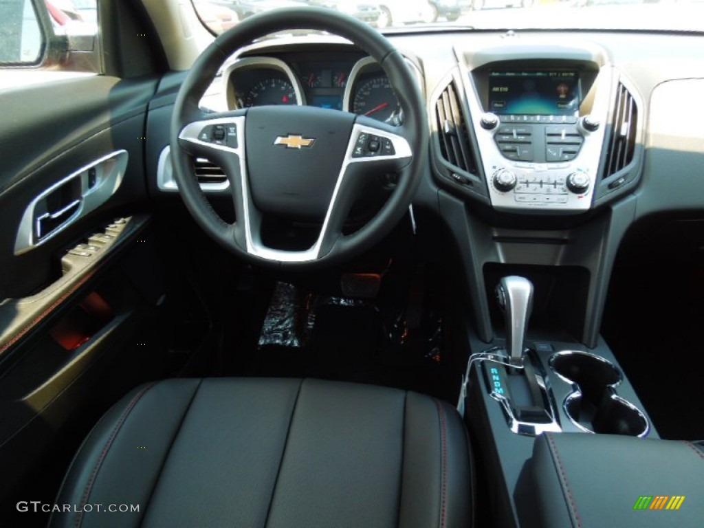 2012 Chevrolet Equinox LTZ Jet Black Dashboard Photo #66612160