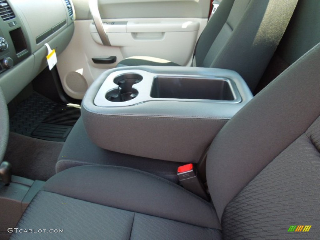 2012 Silverado 1500 LS Regular Cab 4x4 - Victory Red / Dark Titanium photo #10