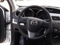 Black 2012 Mazda MAZDA3 i Touring 4 Door Steering Wheel