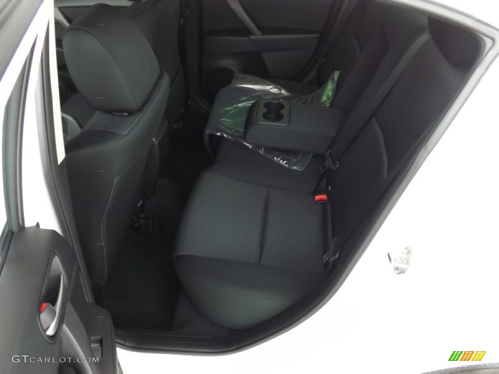 Black Interior 2012 Mazda MAZDA3 i Touring 4 Door Photo #66613781