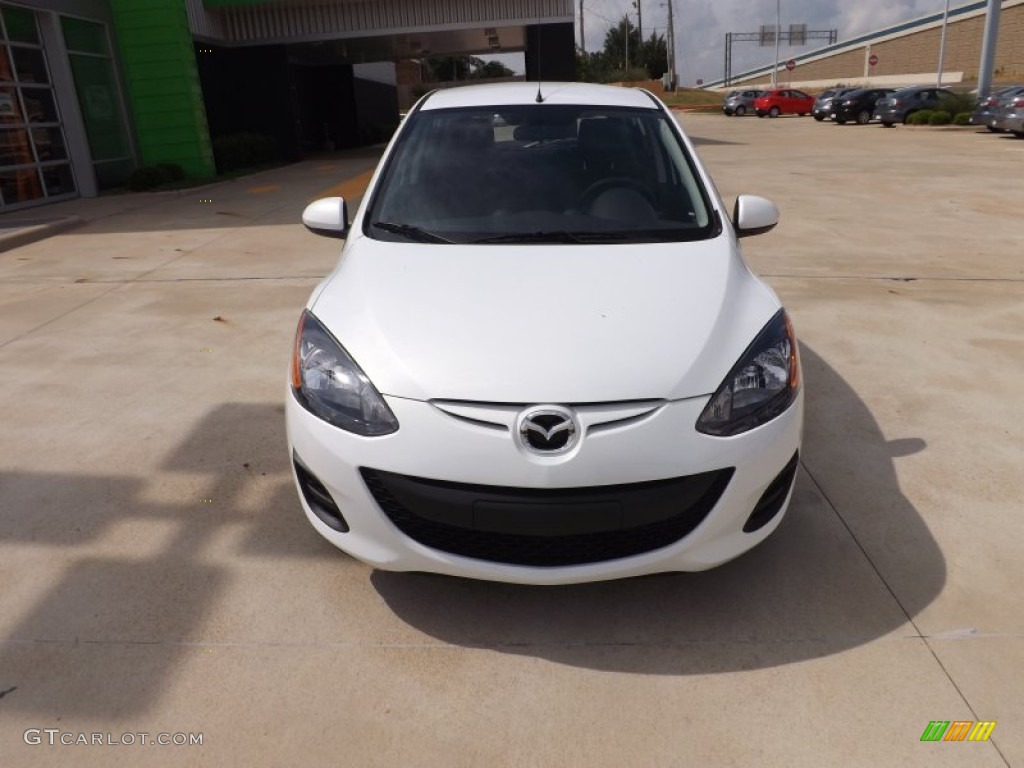 Crystal White Pearl Mica 2012 Mazda MAZDA2 Sport Exterior Photo #66613829