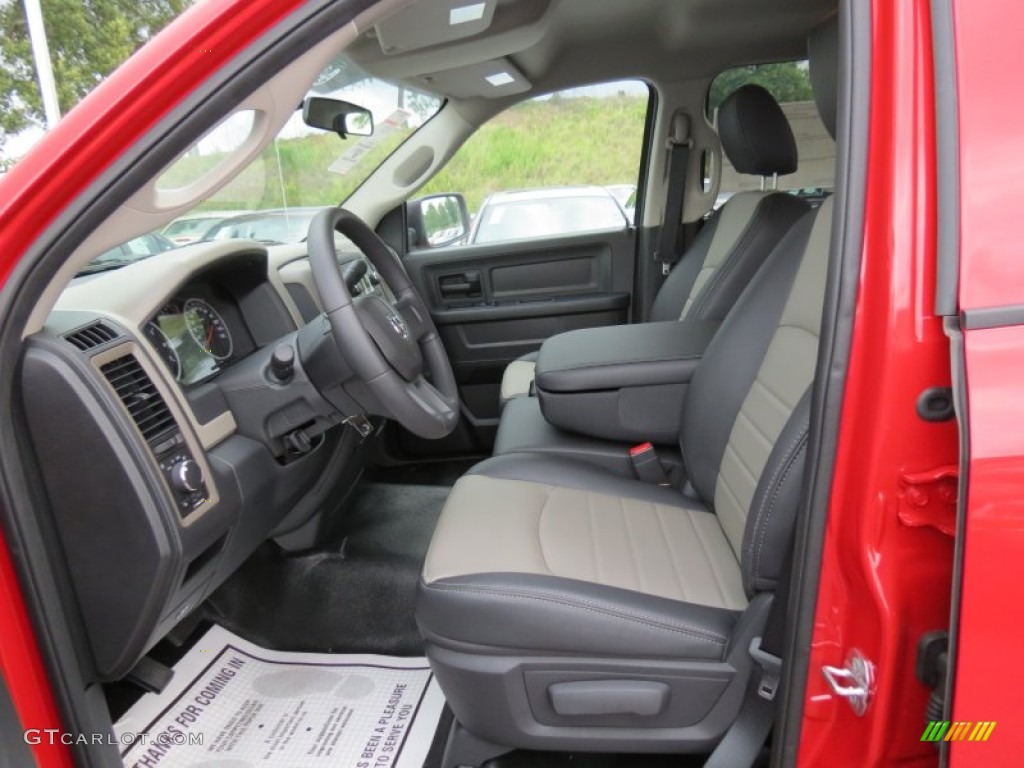 2012 Ram 1500 ST Quad Cab - Flame Red / Dark Slate Gray/Medium Graystone photo #6