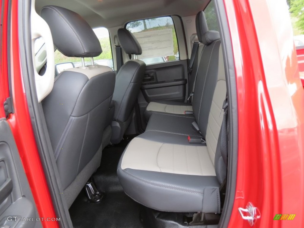 2012 Ram 1500 ST Quad Cab - Flame Red / Dark Slate Gray/Medium Graystone photo #7