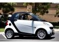 Crystal White 2009 Smart fortwo passion cabriolet Exterior