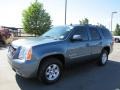 2009 Stealth Gray Metallic GMC Yukon SLT 4x4  photo #3