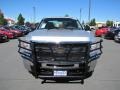 2010 Sheer Silver Metallic Chevrolet Silverado 2500HD Extended Cab 4x4  photo #2