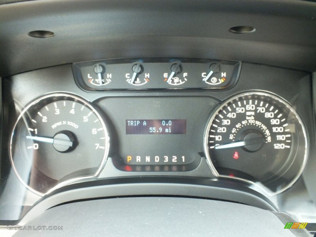 2012 Ford F150 XLT SuperCrew Gauges Photo #66619385