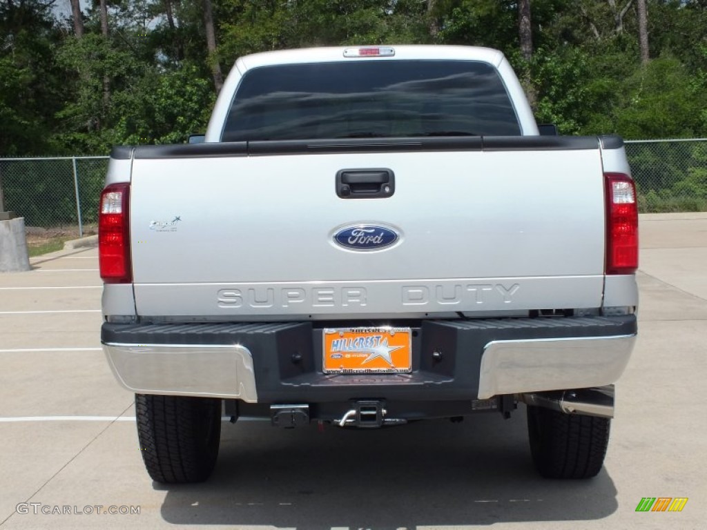 2012 F350 Super Duty XLT Crew Cab 4x4 - Ingot Silver Metallic / Steel photo #6