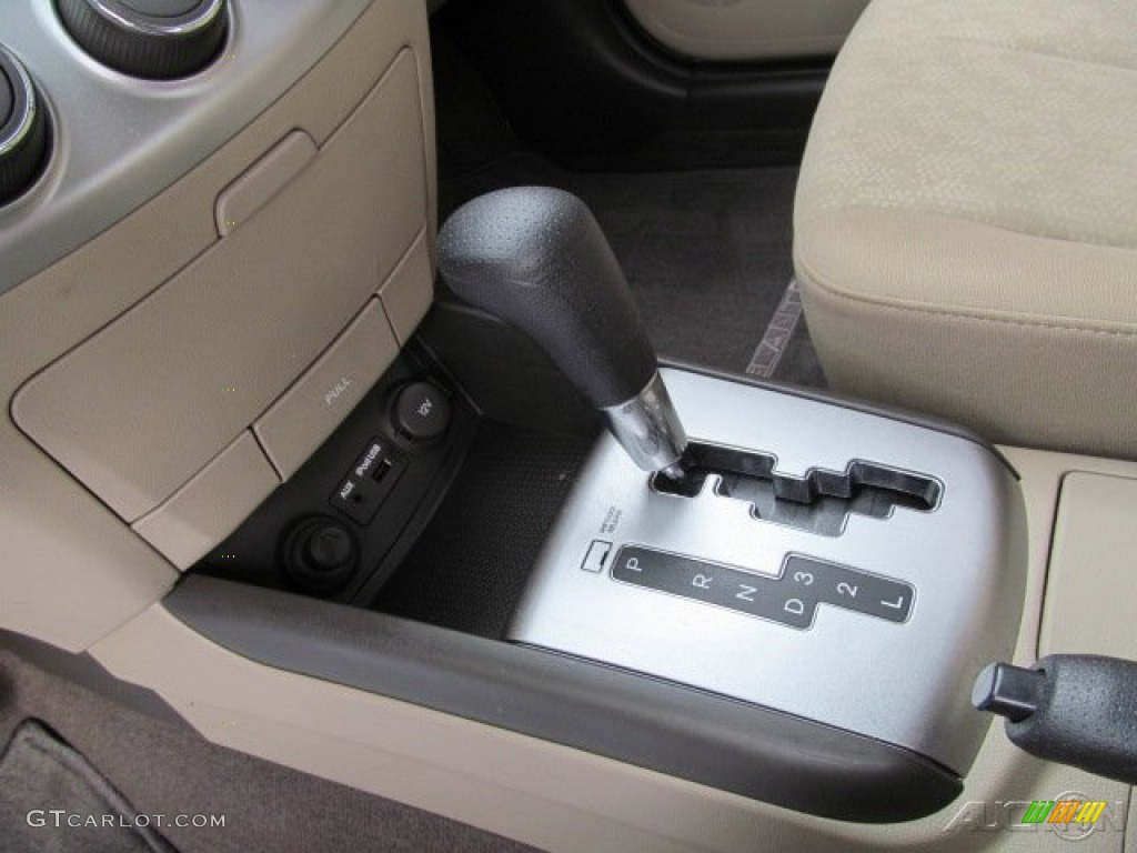 2009 Elantra GLS Sedan - Captiva White / Beige photo #11