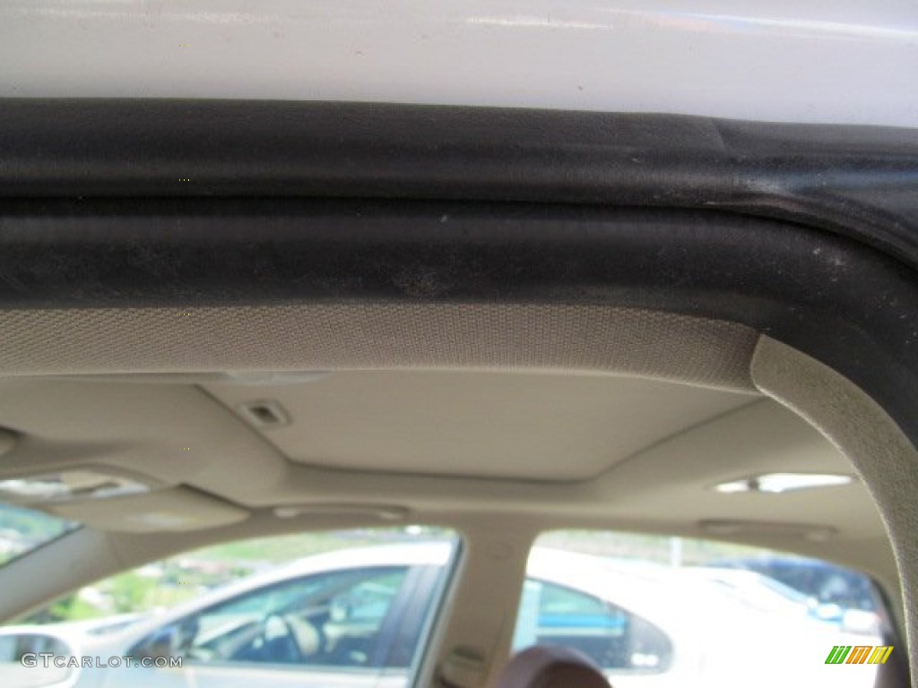 2009 Elantra GLS Sedan - Captiva White / Beige photo #14