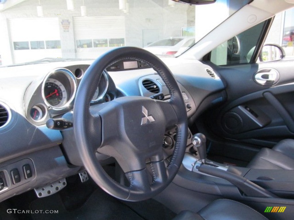 Dark Charcoal Interior 2008 Mitsubishi Eclipse SE V6 Coupe Photo #66620900