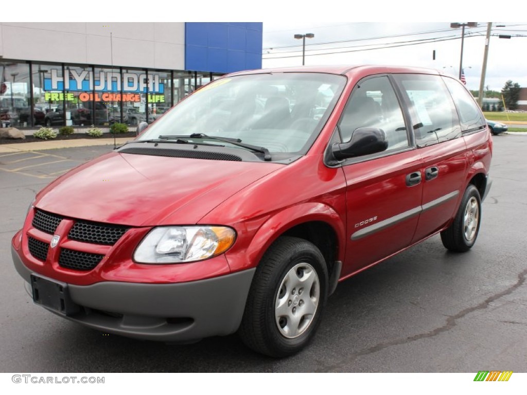 Inferno Red Tinted Pearlcoat Dodge Caravan