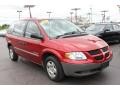 2001 Inferno Red Tinted Pearlcoat Dodge Caravan SE  photo #14