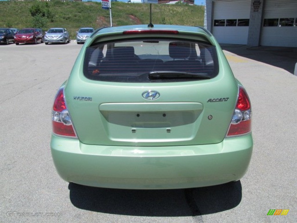 Apple Green Metallic 2011 Hyundai Accent GL 3 Door Exterior Photo #66621787